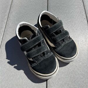 Black Vans Old Skool Toddler Shoes Size 7